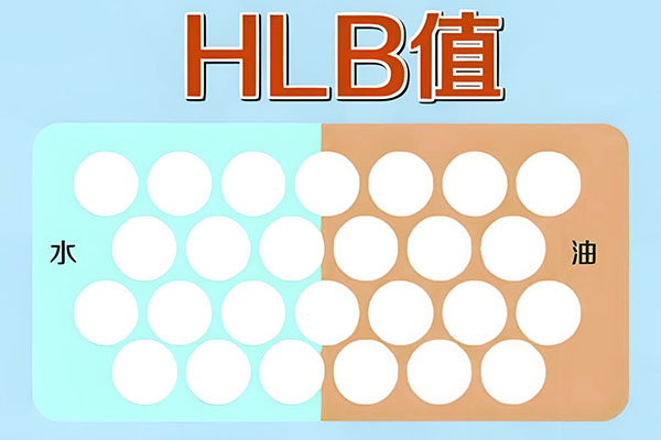 表面活性剂的HLB值和应用关系